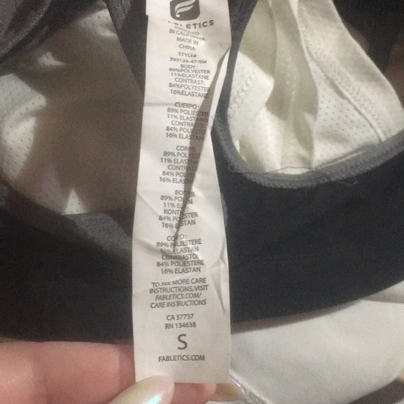 Fabletics Cashel Built-In Bra Swing Tank - Picture 6 of 8